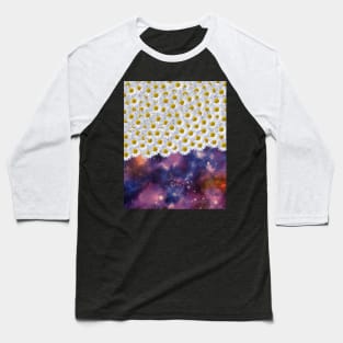 Cosmic Daisies Baseball T-Shirt